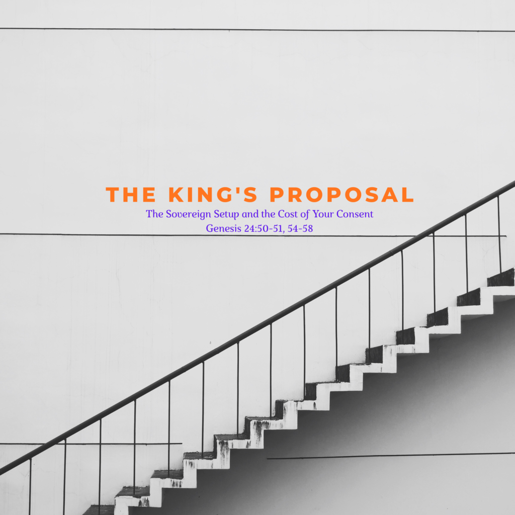 THE KING’S PROPOSAL